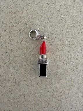 Thomas Sabo 925 Sterling Silver Lipstick Charm authentic